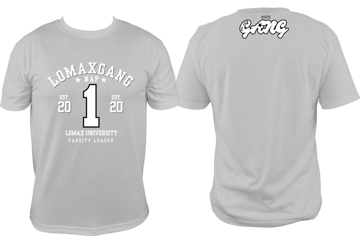 LOMAX GANG VARSITY LEAGUE T-SHIRT