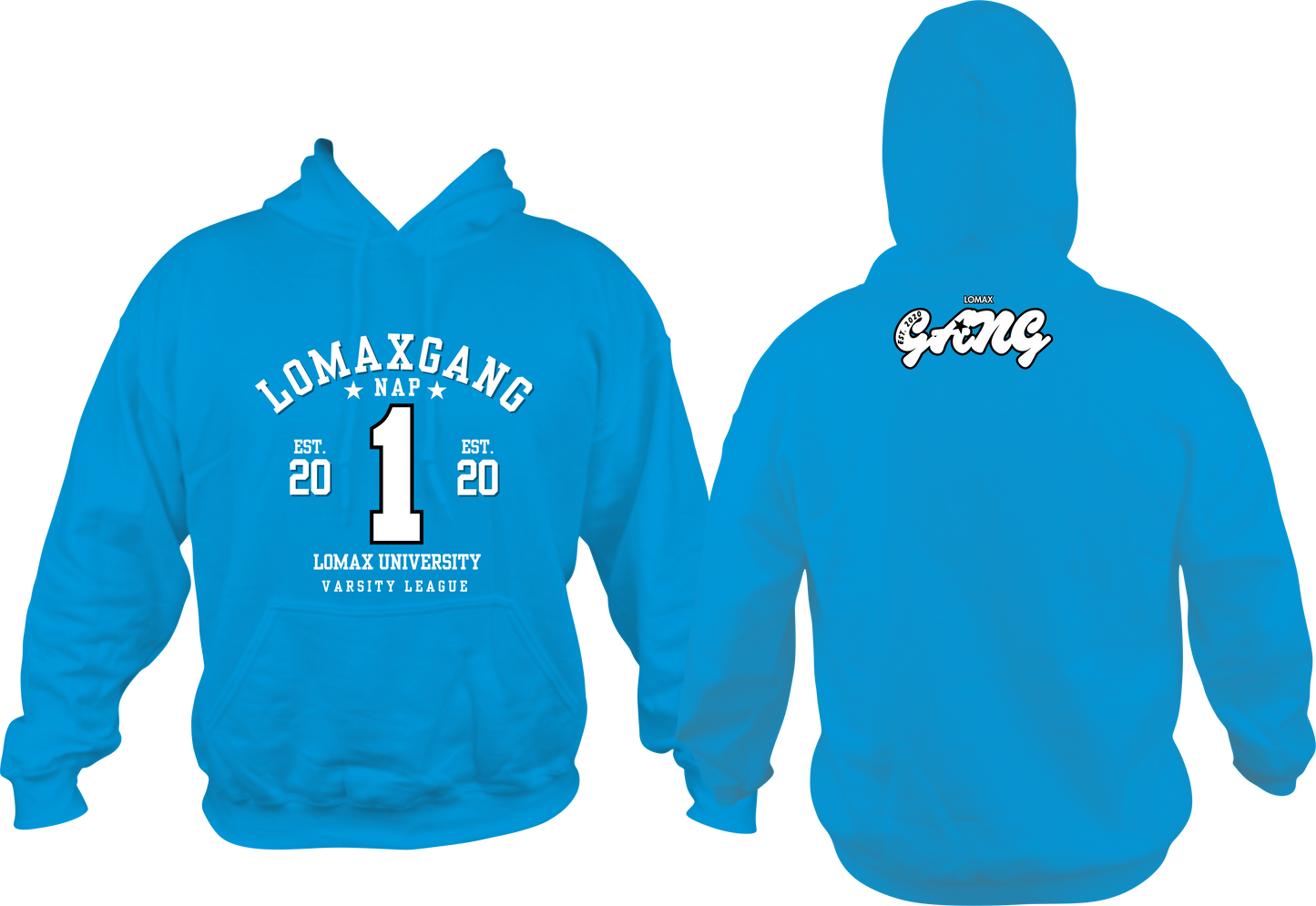 LOMAX GANG VARSITY LEAGUE HOODIE