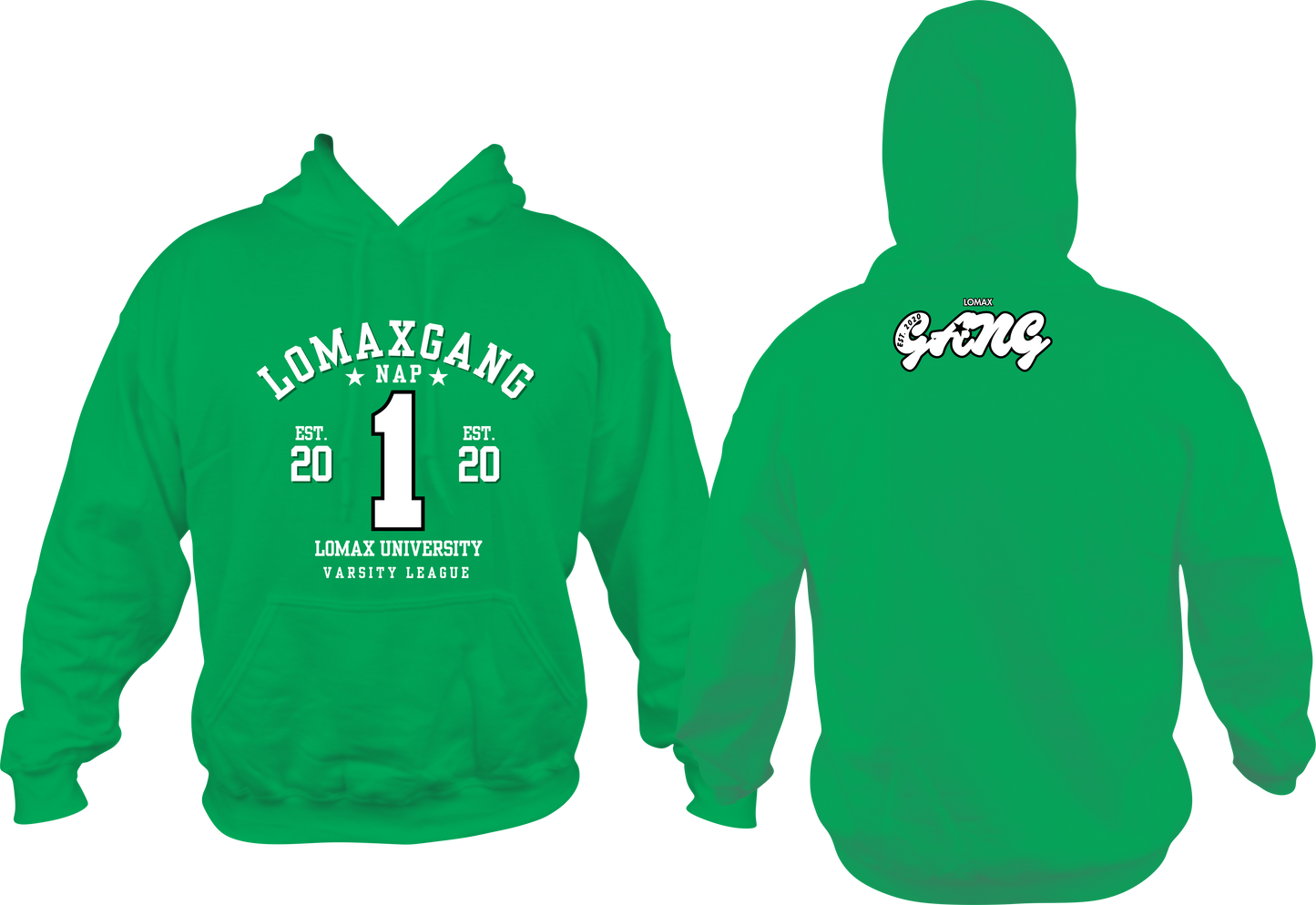 LOMAX GANG VARSITY LEAGUE HOODIE
