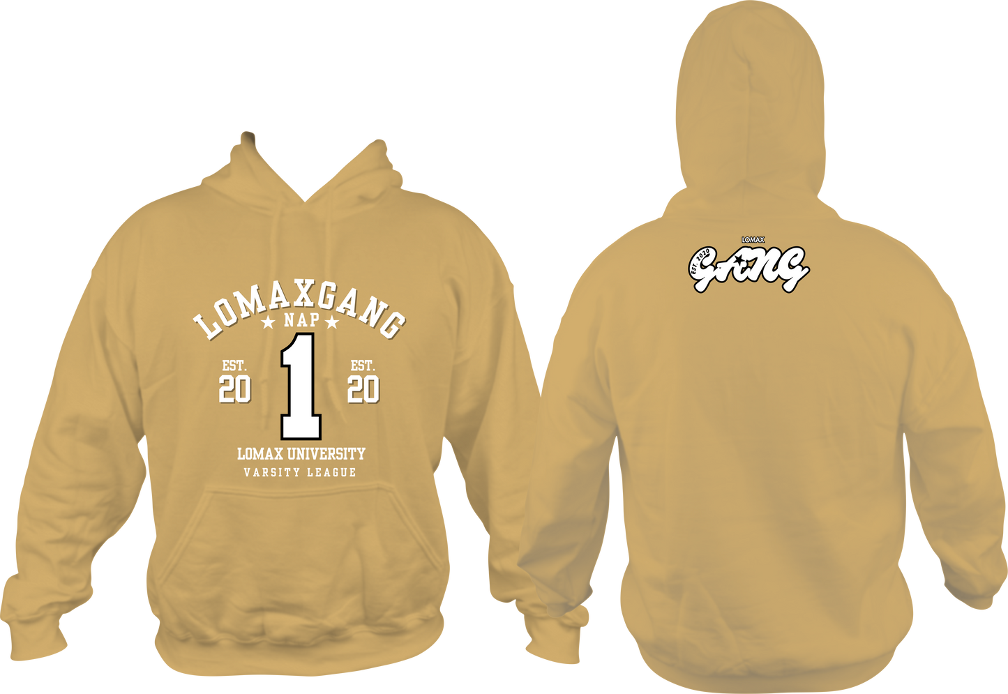 LOMAX GANG VARSITY LEAGUE HOODIE