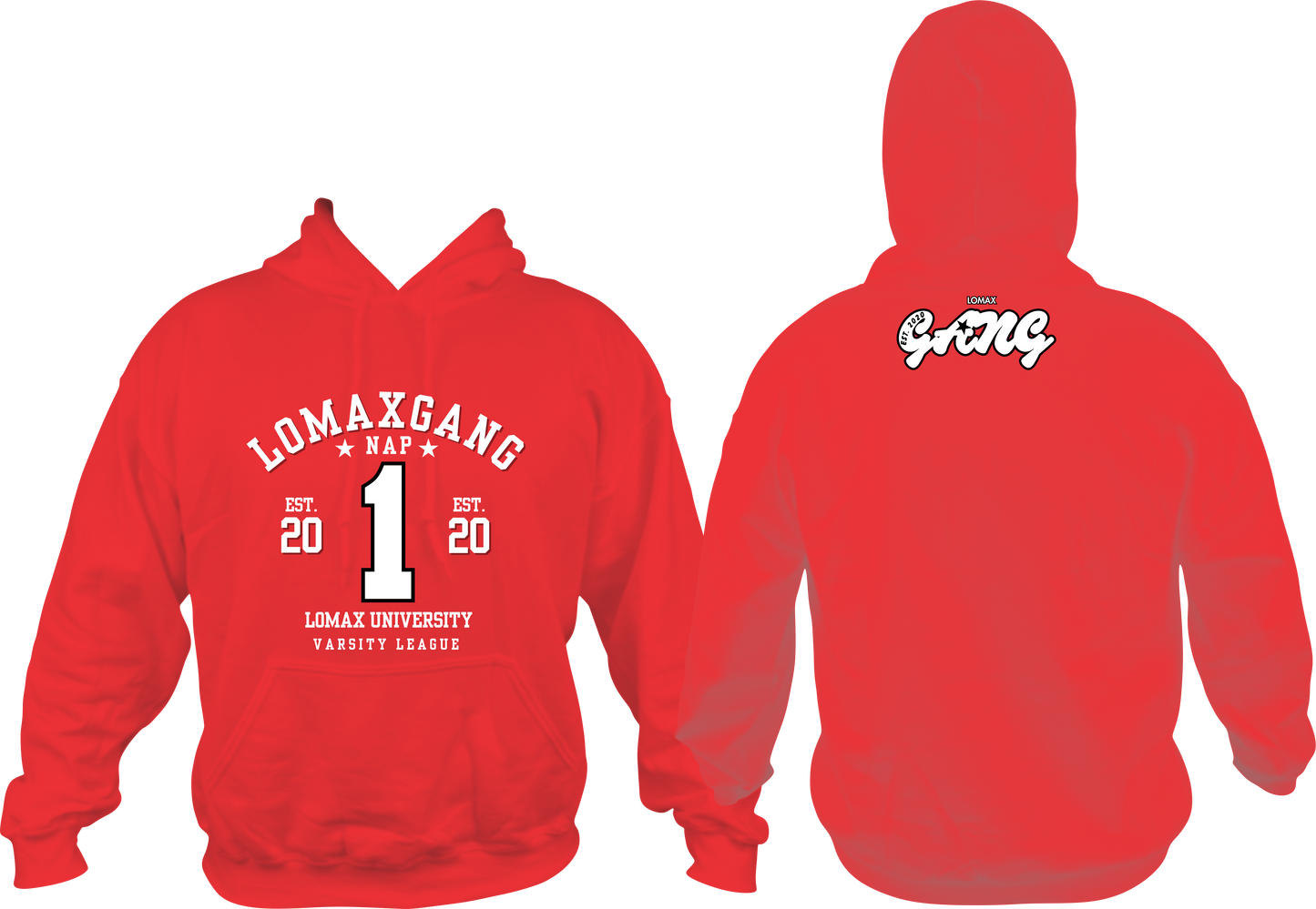 LOMAX GANG VARSITY LEAGUE HOODIE