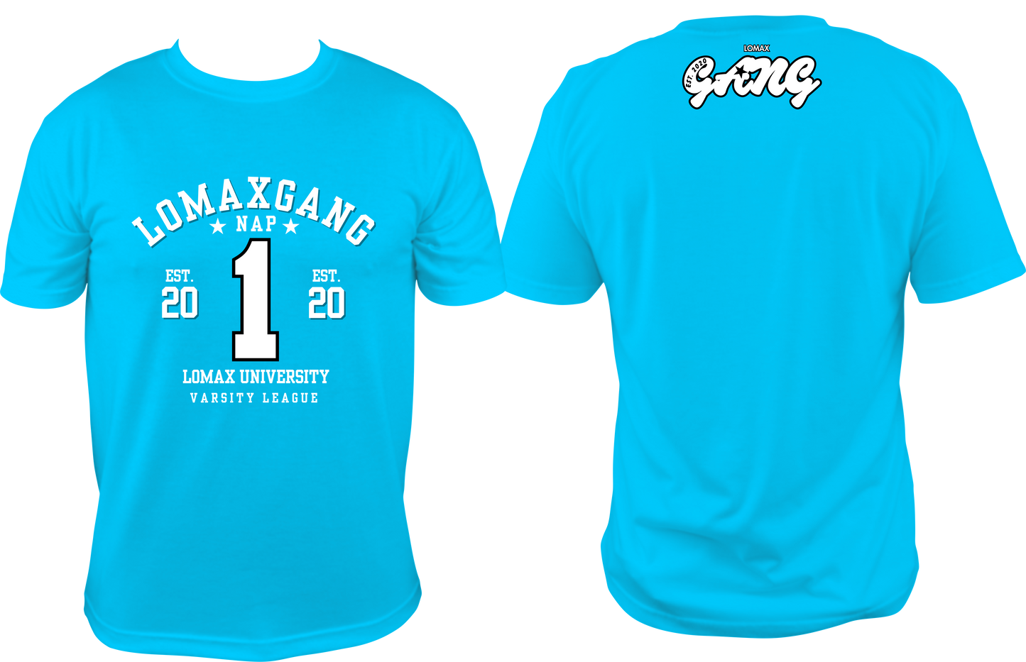 LOMAX GANG VARSITY LEAGUE T-SHIRT