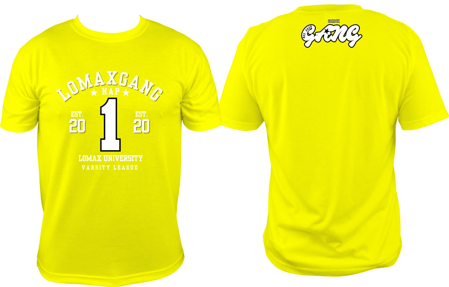 LOMAX GANG VARSITY LEAGUE T-SHIRT