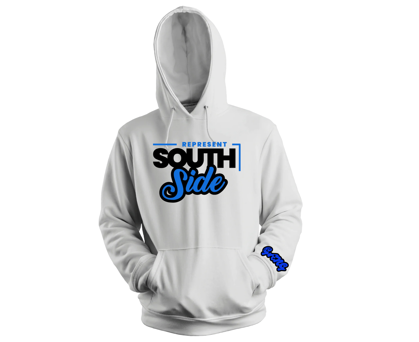 South Side Hoodie blue logo