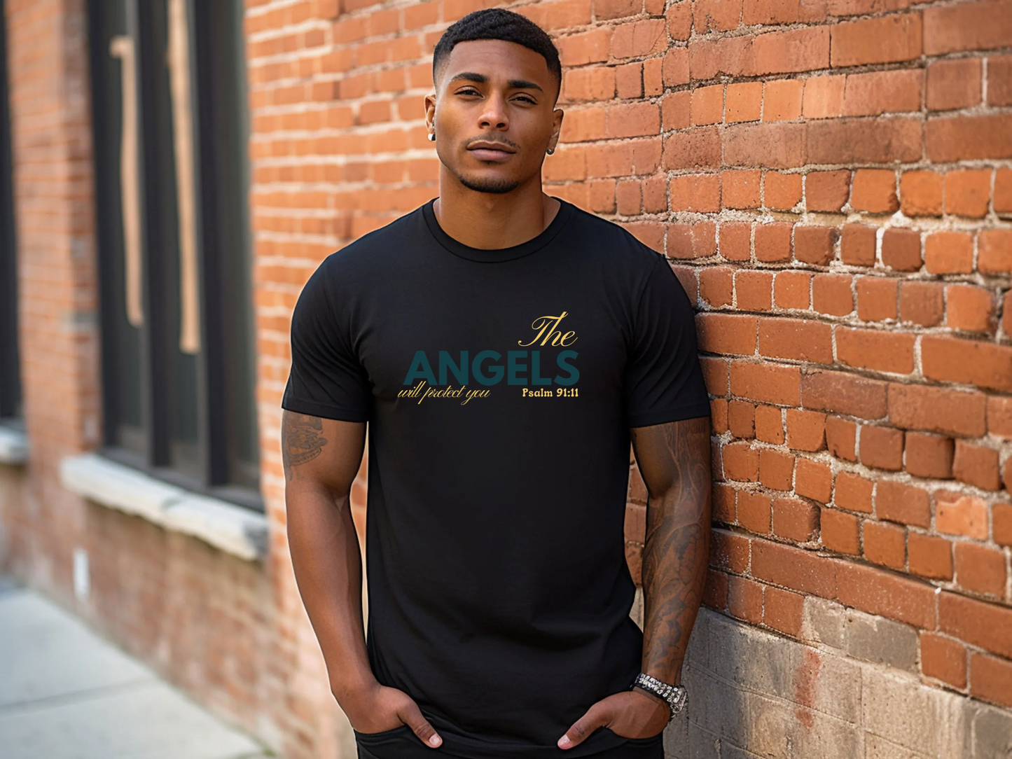 The Angels will protect you Gold & Blue