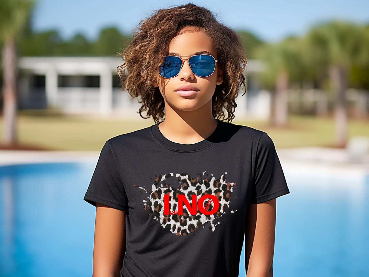 Leopard Print red Splash