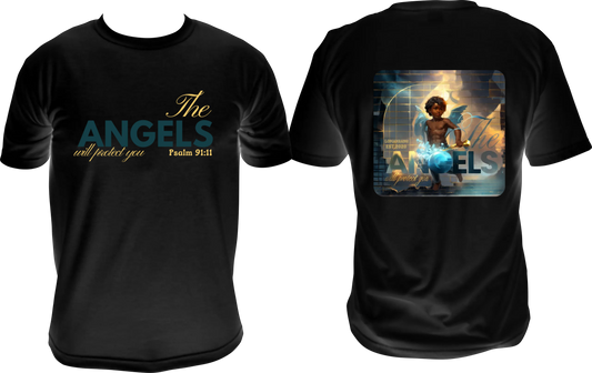 The Angels will protect you Gold & Blue