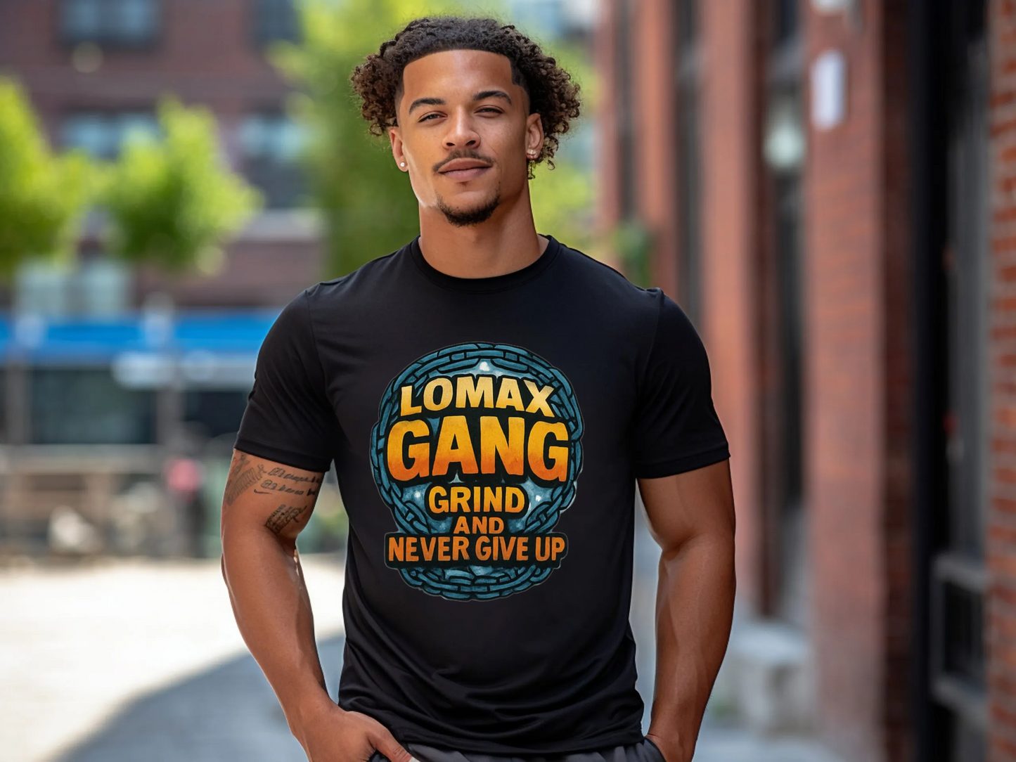 Lomaxgang Grind And Never Give up vintage
