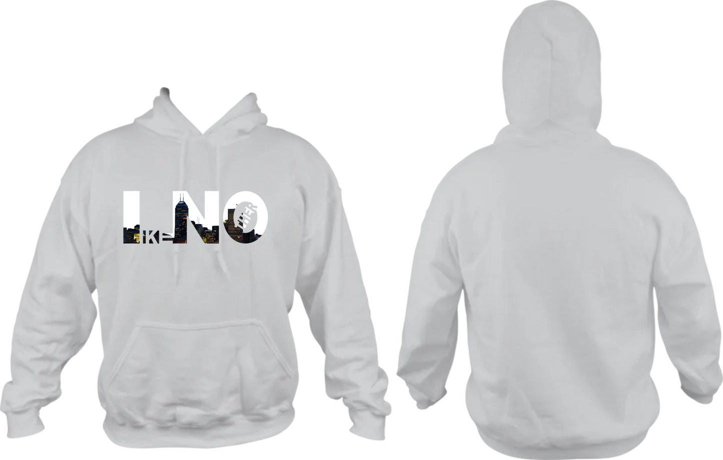 LNO WHITE INDY Hoodie