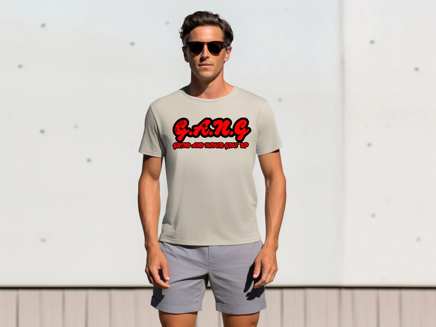 Grind And Never Give up Red logo