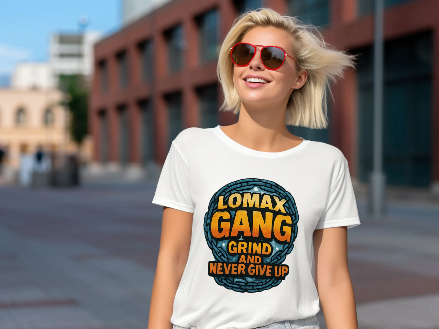 Lomaxgang Grind And Never Give up vintage